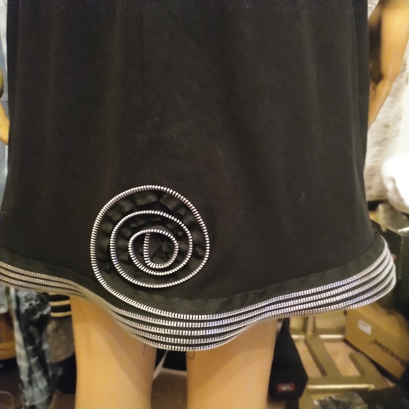 🌺Sohung Designs Black zipper dress  size med *collectors piece🌸 - Picture 5 of 9